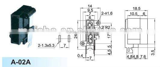 Universal balde din fuse holder