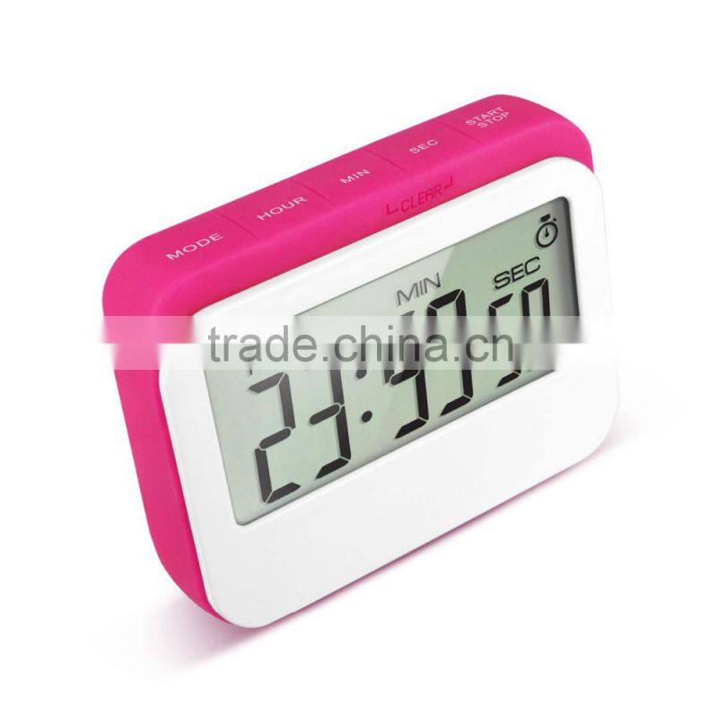 Big LCD Display Digital clock timer for kitchen with count down and count up