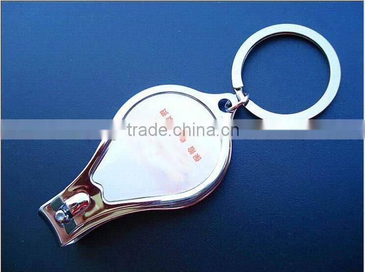 promotional nail tool naip clipper logo printed sticker nail scissors