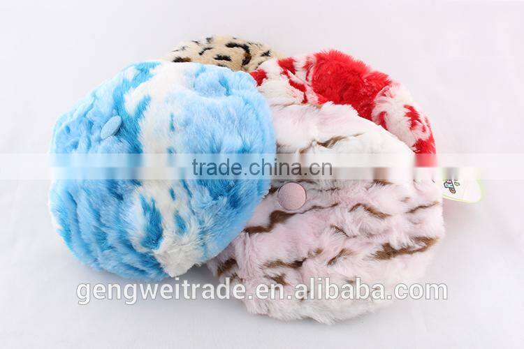 2015 Discount Brand Children Autumn Hats Girl Fashion Leopard Keep Warm Beret