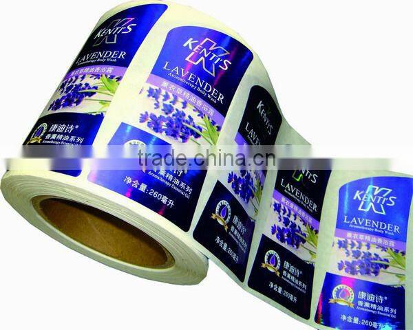 shampoo label packing