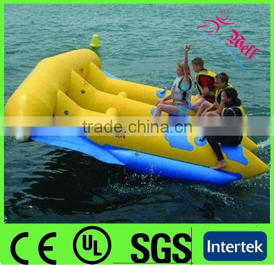 inflatable flying fish towable / fly fish water sports / inflatable flying fish tube towable