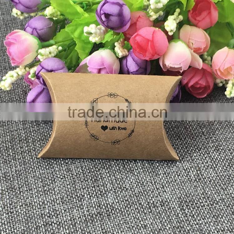 Unique Design Custom Pillow Box Packaging With Logo Printed