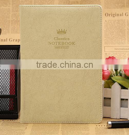 2016/2017 embossed leather or pu covers daily planner diary and notebooks