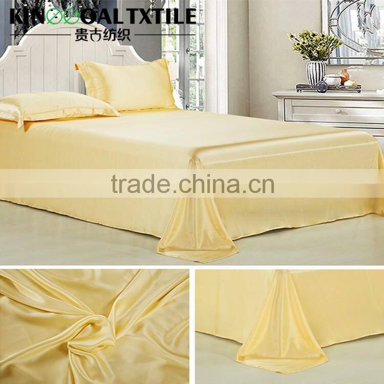 Luxury 19mm 100% Mulberry Silk flat bed Sheet King size