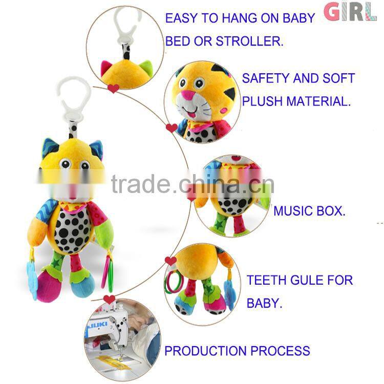 Babyfans Lovely Cute Baby Plush Toys Bayb Musical Mobile Phone Toys
