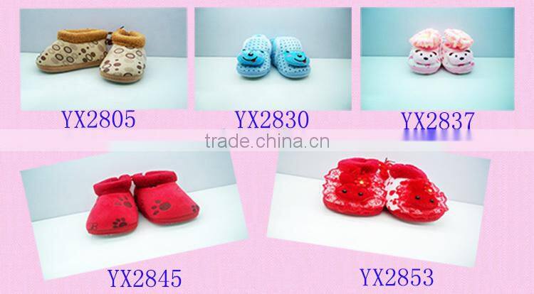 Babyfans Cotton Fabric With Cartoon Design Soft Baby Shoes