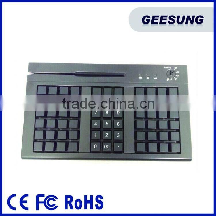 66 keys pos keyboard usb programmable keyboard