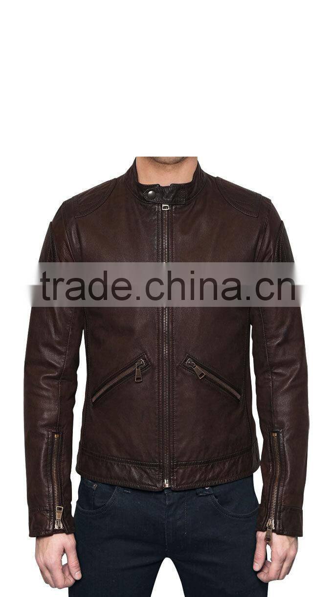 VINTAGE INSPIRED MENS BIKER JACKET