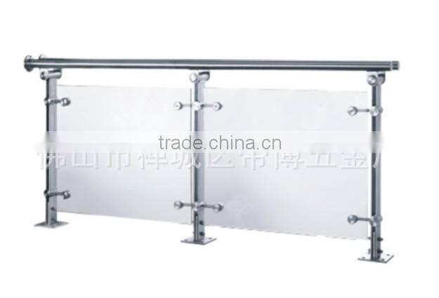 Glass Railing Balustrade With Glass Clamp