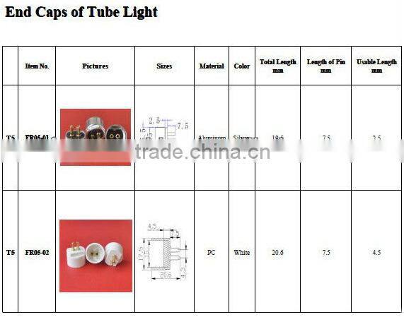 Freecom tube lamp fixture aluminum alloy led LP08-03 A14 for household,office,subway,workshop,supermarket,warehouse