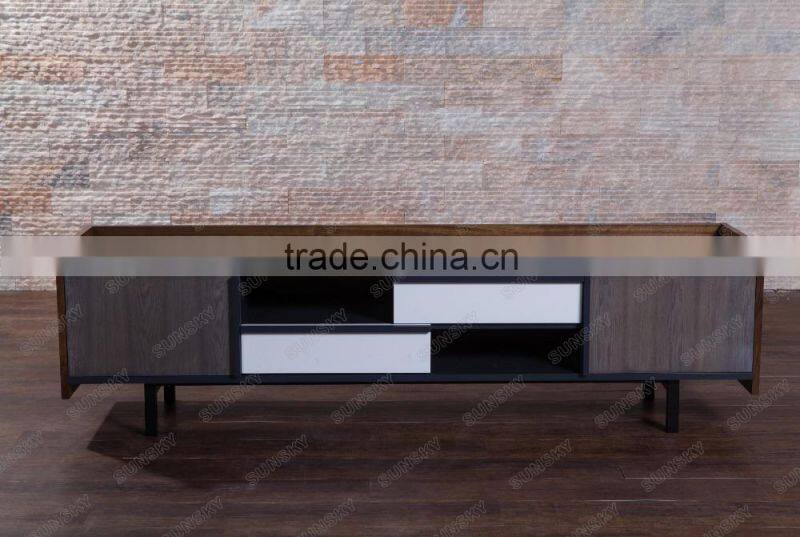 specail new mdf wood tv cabinet design matching coffee table for living room