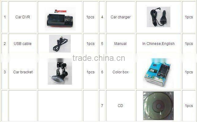 hd 1080P Car DVR driver recorder driver recorder hd car dvr camera