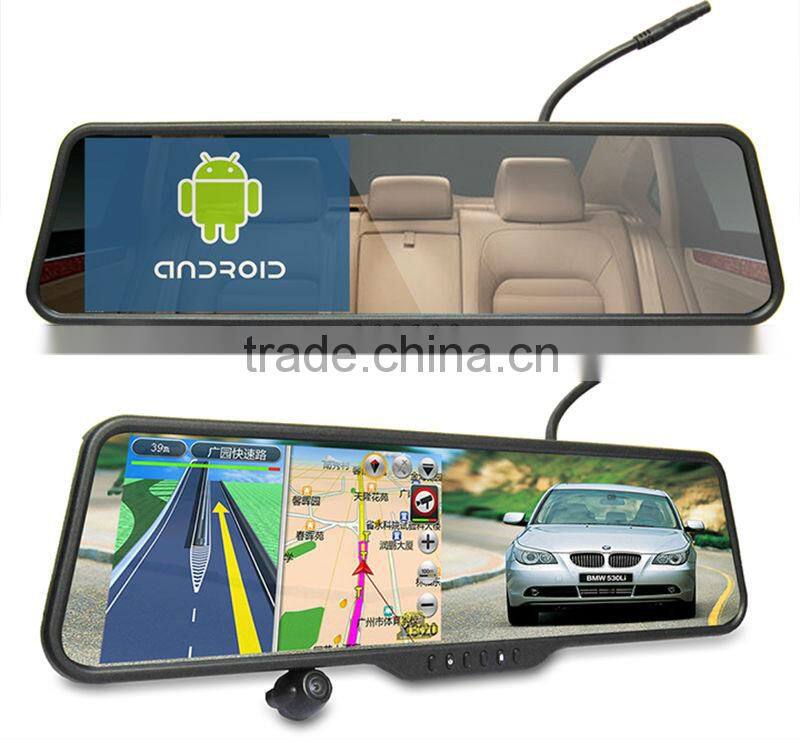 Smart rear view camera GPS with GPS navigation bluetooth DVR and android 4.0