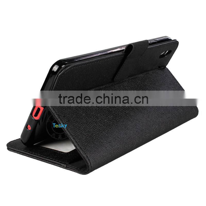 Fancy Cover Case For HTC Desire Eye Flip Cover ( Black )
