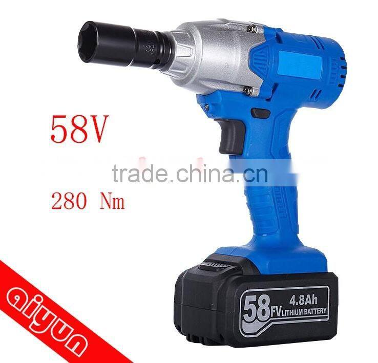 58V Truck Tire Adjustable Torque Electric Impact Wrench