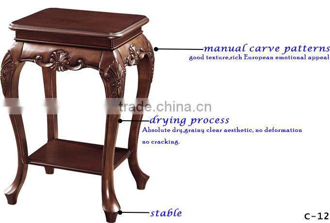 European style wooden decorative plant stand C-09#