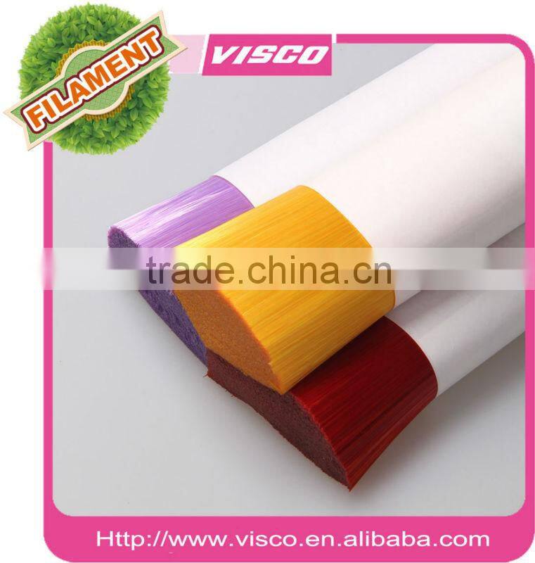 Visco plastic broom bristle