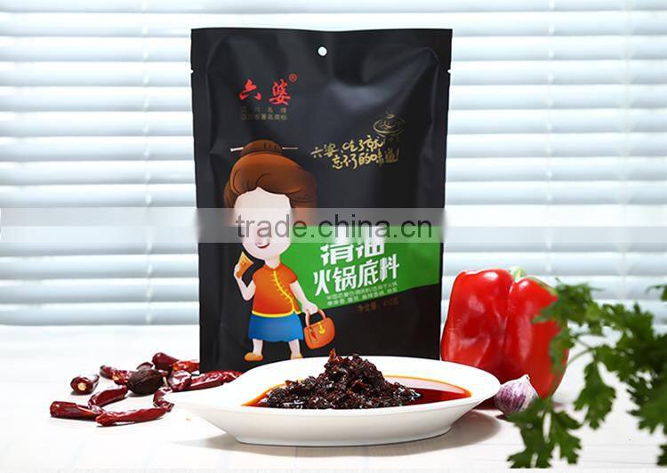 LIUPO vegetable oil hotpot seasoning spicy seasoning chinese food seasoning