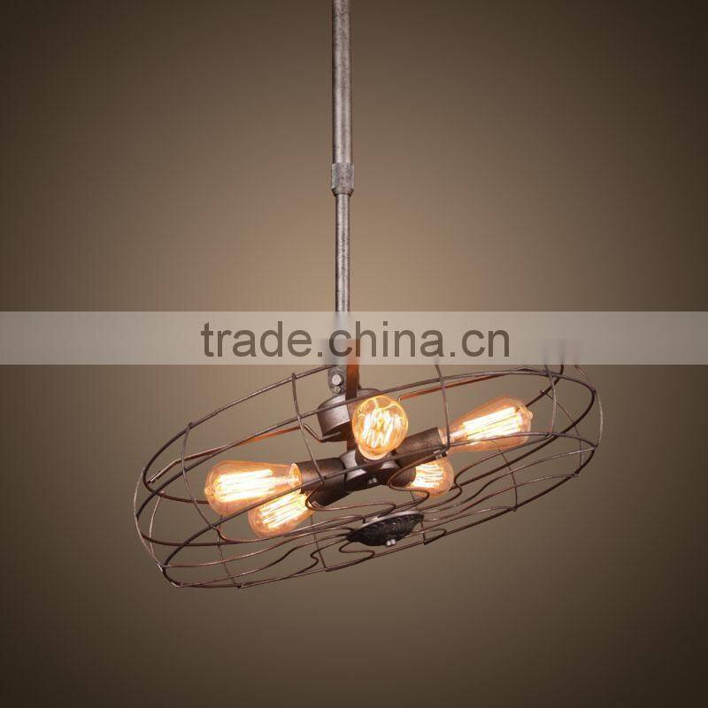 Hot Sale Vintage fan shape table lamp/light