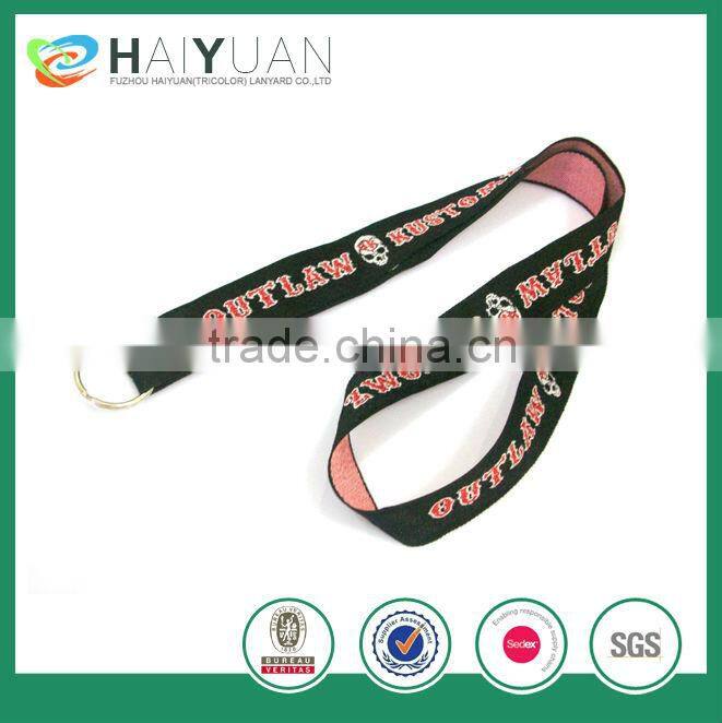promotional Remove before flight woven lanyards