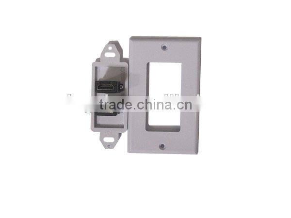 Wholesale 115mm*70mm aluminium wall plate with HDMI
