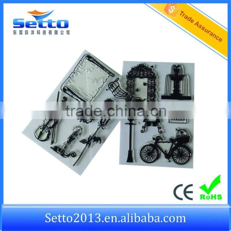 Custom design clear stamps for card making