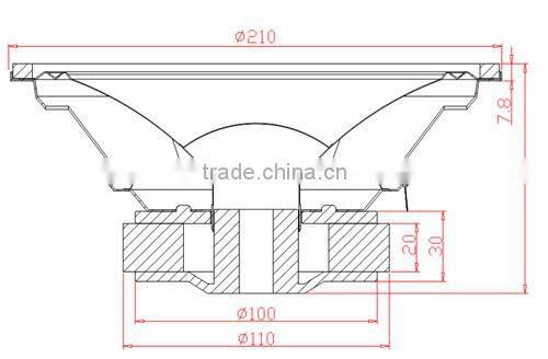 Soway SW-825 high performance 8inch 500W midbass