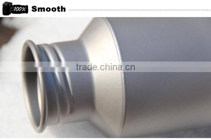 Custom Outdoor Titanium Sports Drinking Water Bottle For Camping
