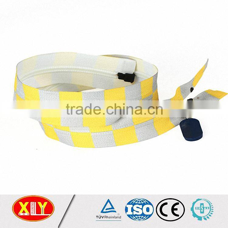 fancy branded shirt zipper , colorful printed nylon zipper