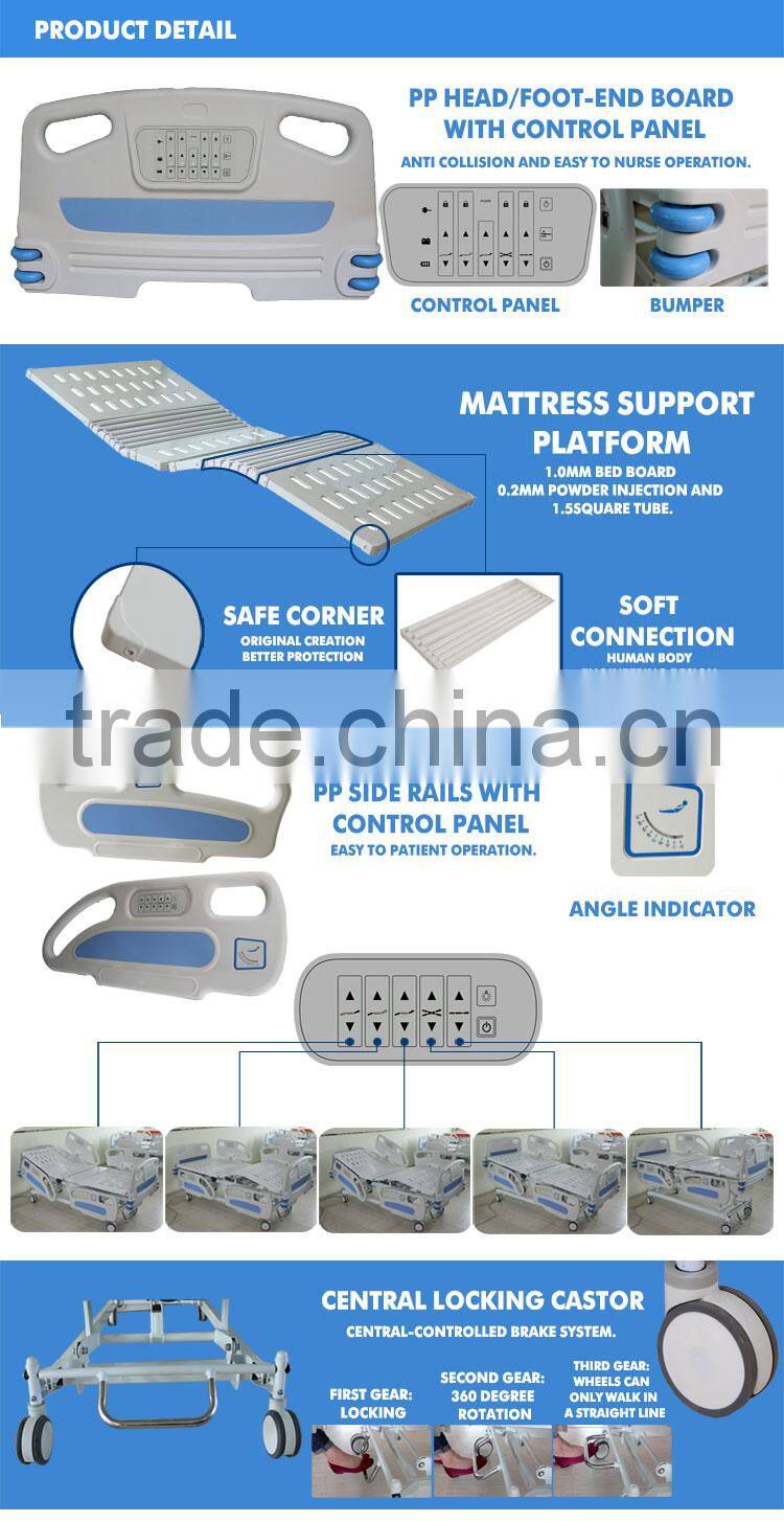 Hospital equipment modern manual headboard for hospital beds