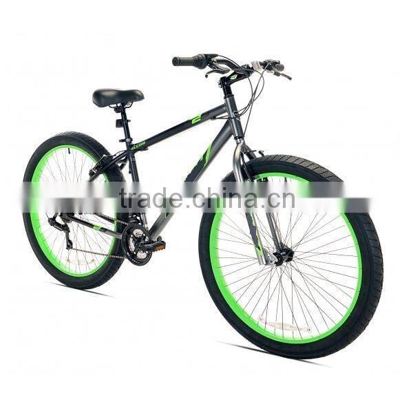 Black color steel frame fat tire bikes