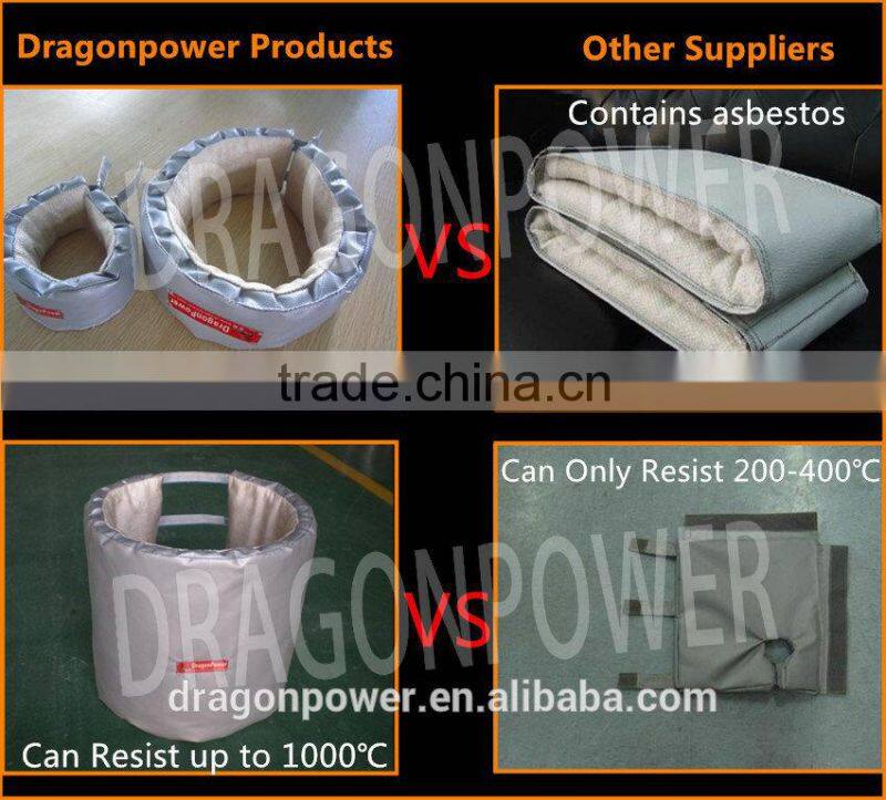 High Quality Detachable pipe insulation jacket energy saving