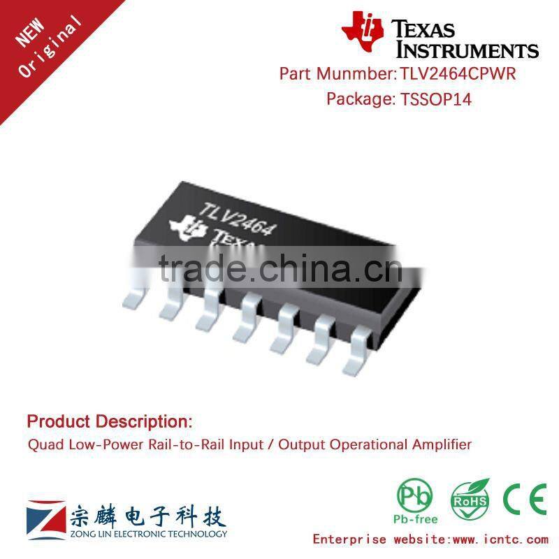 Genuine Original TLV2464CPWR TSSOP14 TLV2464 Operational Amplifier