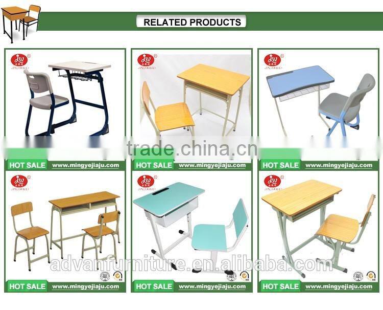 New style school furniture Single desk and chair