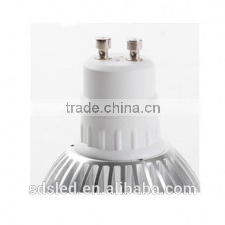 LED spotlight 5W high power Silver Cool White led spot light gu10