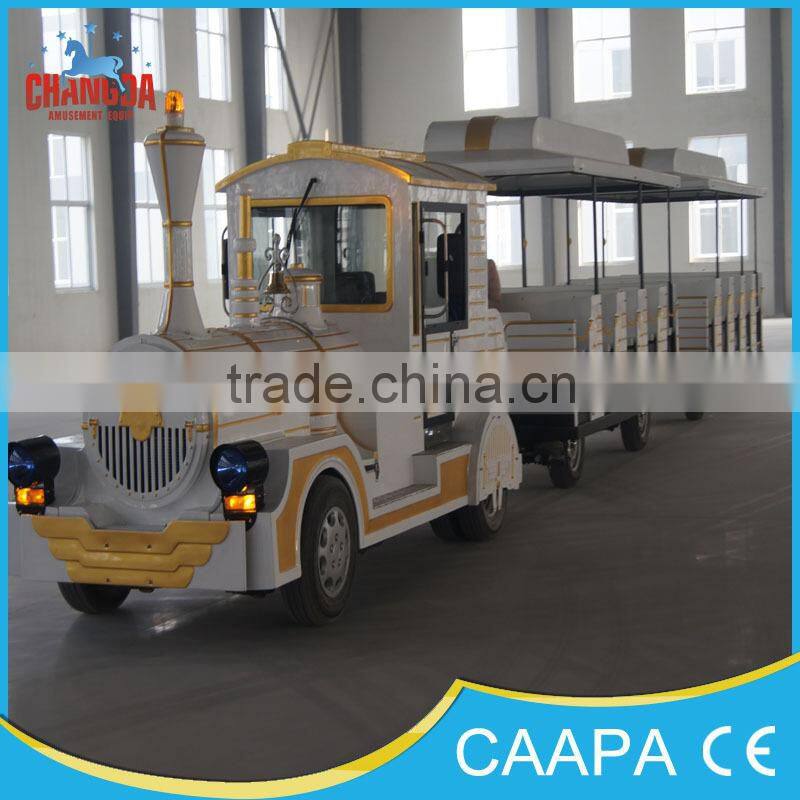 Chinese Style Trackless Tourist Train with Heavy Loading