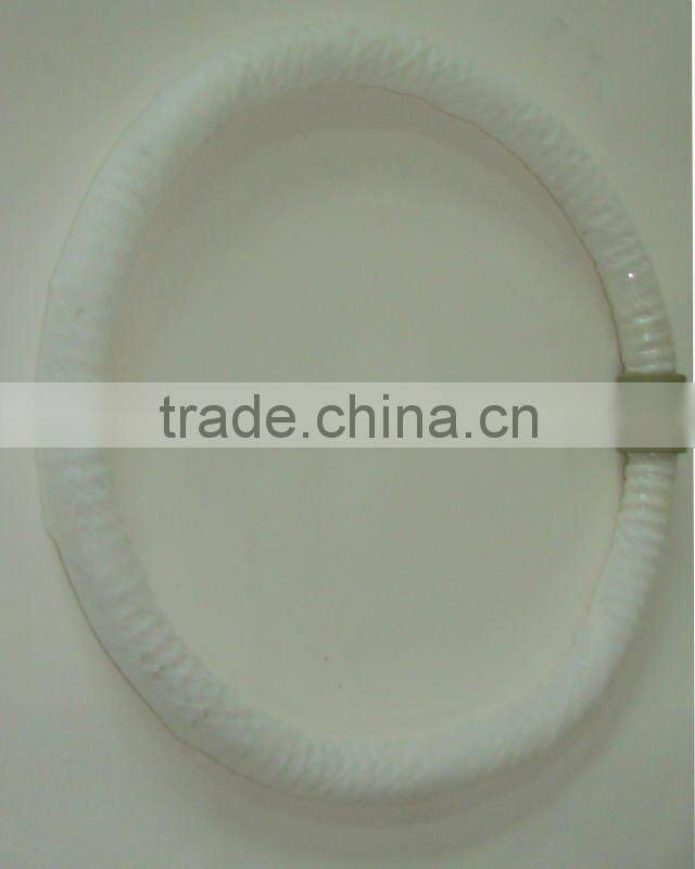 corrugated pipe white