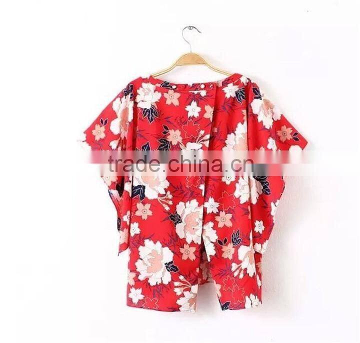 Wholesale Customaize Printing Fashion Design Kaftan Women's Tunic
