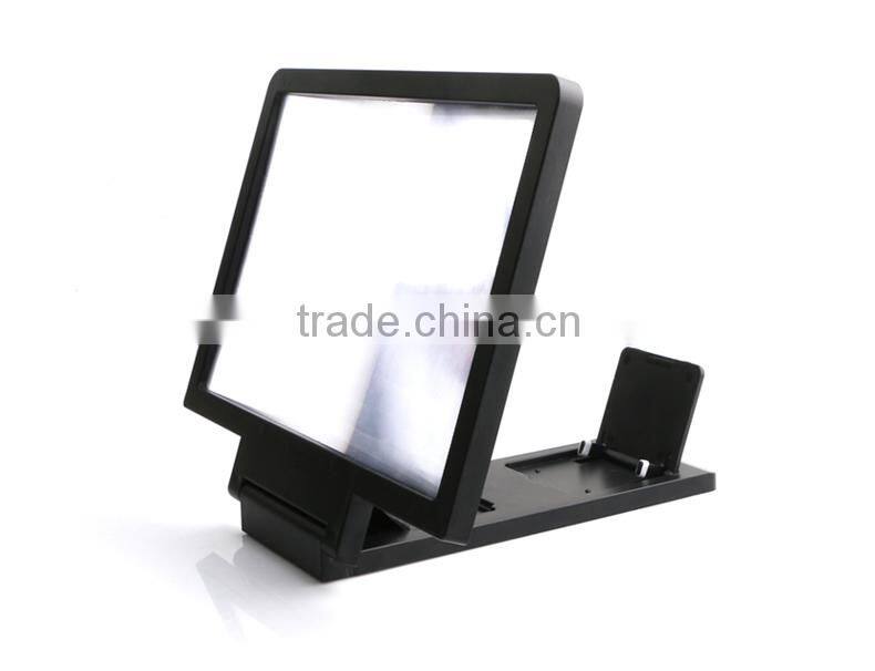 Foldable mobile phone LCD LED screen magnifier bracket,mobile phone screen magnifier Enlarge stand Cellphone Magnifier