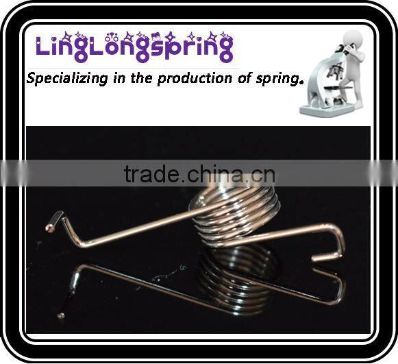 custom spiral stainless steel double torsion spring