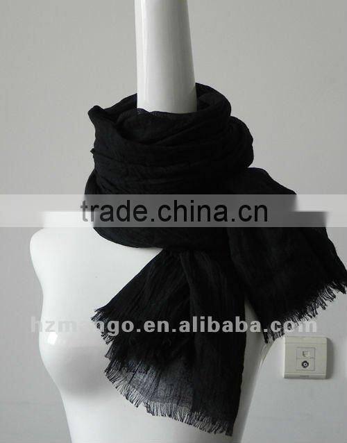 2016 latest fashion spring solid color 100% viscose scarves