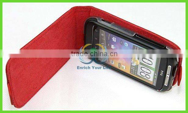 new style phone wallet leather covers with card holder for htc