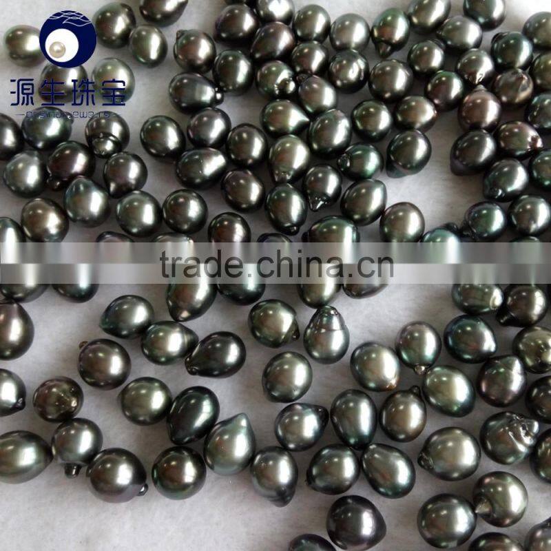 high luster AA peacock green baroque south sea pearl tahitian