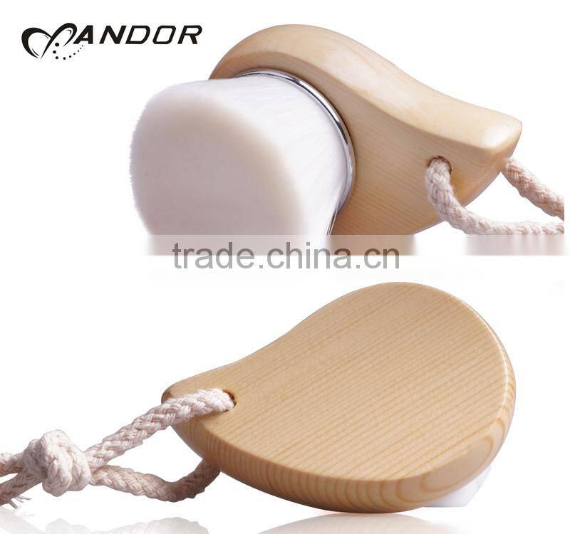 KR popular best soft bristle comma wood face brushes