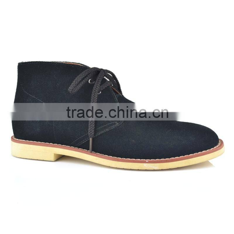 Newest comfortable black cow suede sneaker shoes for men