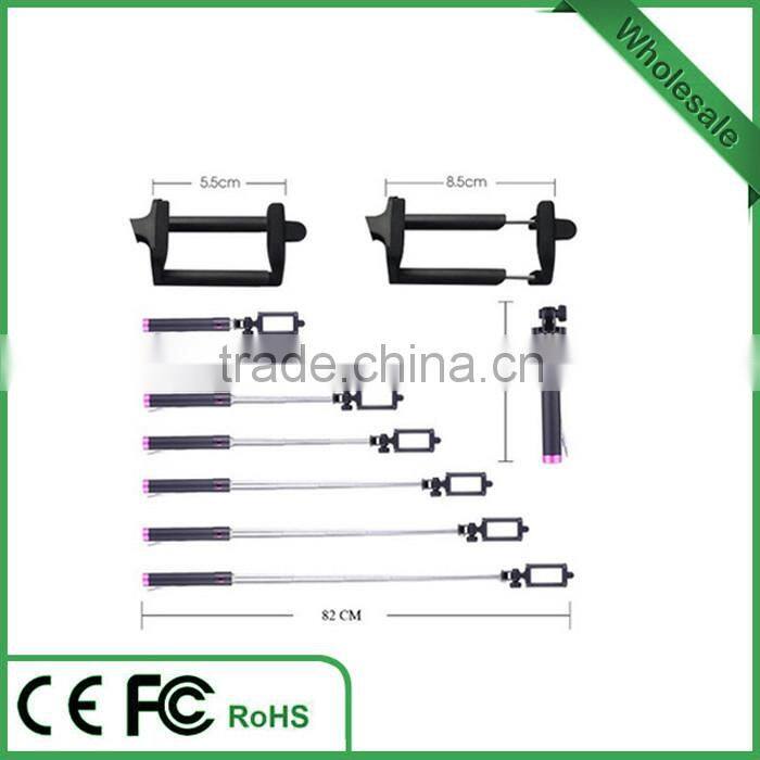 2015 New Mini build-in bluetooth selfie stick with remote control