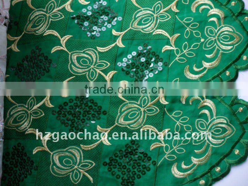 100% cotton Water soluble embroidery