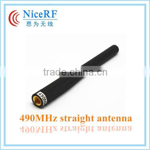 Straight Rubber Antenna SW490-ZT100 for Wireless Transceiver RF Module 470/490MHz Straight Rod Antenna 490MHz Rubber Antenna 470