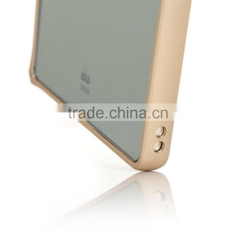 Metal bumper frame case for SONY Z4